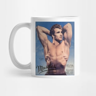 MUSCLES MAGAZINE feat Edmund Fury - Vintage Physique Muscle Male Model Magazine Cover Mug